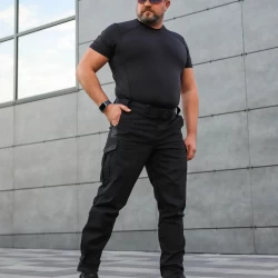 Брюки зимние тактические Корд Gen 2 на флисе Черные