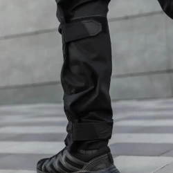 Брюки зимние тактические Корд Gen 2 на флисе Черные