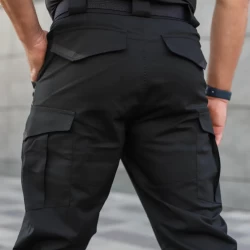 Брюки зимние тактические Корд Gen 2 на флисе Черные