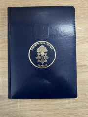 Блокнот щоденник А4 НГУ синій датований на 2022 рік