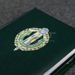 Блокнот-щоденник ДПСУ з нанесенням А5 зелений