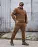 Костюм спортивный флисовый с усилением Софтшелл койот 42