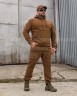 Костюм спортивный флисовый с усилением Софтшелл койот 42