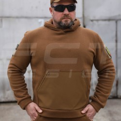 Костюм спортивный флисовый с усилением Софтшелл койот