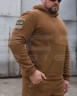 Костюм спортивний флісовий з посиленням Софтшелл койот 42 42