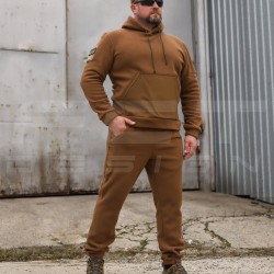 Костюм спортивный флисовый с усилением Софтшелл койот