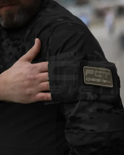 Убакс тактична бойова сорочка Страйкер чорний мультикам  42 42