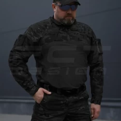Убакс тактична бойова сорочка Страйкер чорний мультикам