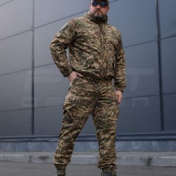 Костюм Гірка спрощений Ріп-Стоп Стрейч Хижак піксель G-0822