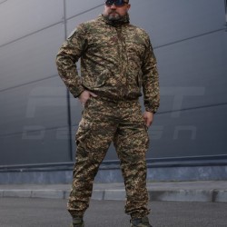 Костюм Гірка спрощений Ріп-Стоп Стрейч Хижак піксель G-0822