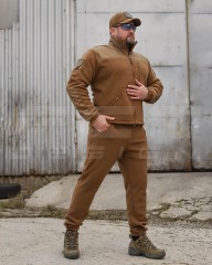 Костюм спортивний флісовий спрощенний койот