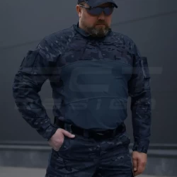 Убакс тактична бойова сорочка Страйкер синій мультикам