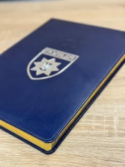 Блокнот щоденник А4 Поліція синій датований на 2022 рік