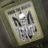 Шеврон/патч гумовий ПВХ Fuck the Death