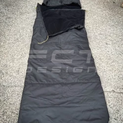 Спальний мішок зимовий, ковдра на синтепоні та флісі 80х210 чорний