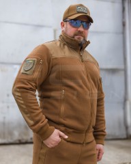 Костюм спортивний флісовий посилений під резинку койот