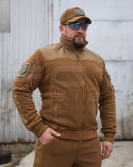 Костюм спортивний флісовий посилений під резинку койот