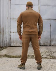 Костюм спортивний флісовий посилений під резинку койот