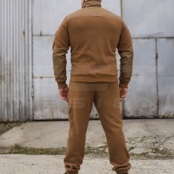 Костюм спортивний флісовий посилений під резинку койот