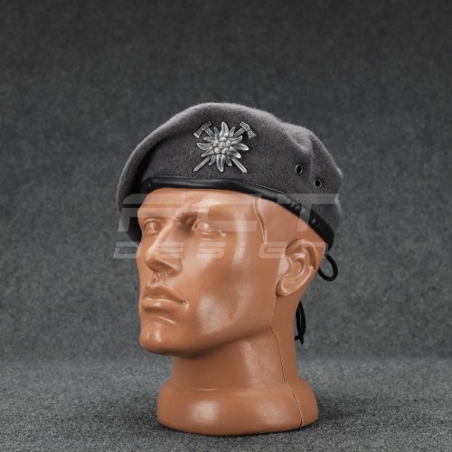 Берет гірської піхоти Едельвейс крапля в зборі темно-сірий 56 56