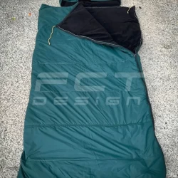 Спальний мішок зимовий ковдра на синтепоні та флісі 100х210 хакі