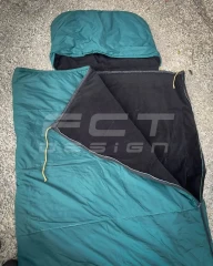 Спальний мішок зимовий ковдра на синтепоні та флісі 100х210 хакі