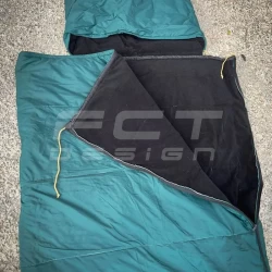 Спальний мішок зимовий ковдра на синтепоні та флісі 100х210 хакі