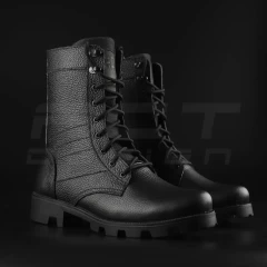 Берці рифлянки Талан демісезонні флотар чорні