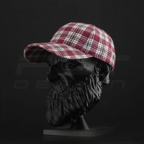 Кепка бейсболка FCT літня в клітинку червона (9 номер)     58-1706-1707 58-1706-1707