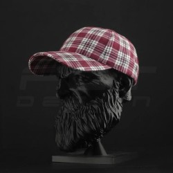 Кепка бейсболка FCT літня в клітинку червона (9 номер)    