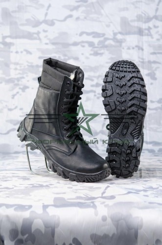 Берці зимові Енерджі шкіра набивне хутро чорні 40 40