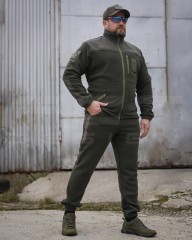 Костюм спортивний флісовий спрощенний хаки