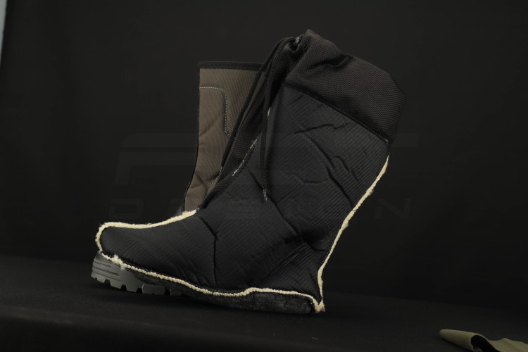 Чоботи Сноубутси зимові непромокаючі натуральна вовна з фастексом сірі 40 40