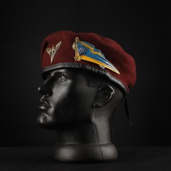 Берет ДШВ Крапля Марун в зборі з металевим прапорцем