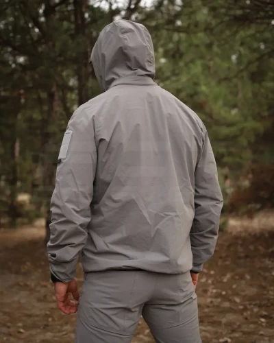 Куртка тактична Хантер 4W Stretch на сітці Сіра 40-42/3 40-42/3