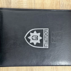 Блокнот щоденник А4 Поліції чорний датований на 2022 рік