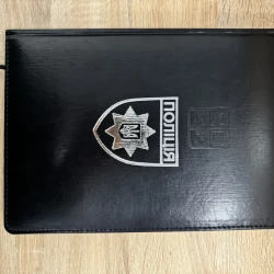 Блокнот щоденник А4 Поліції чорний датований на 2022 рік