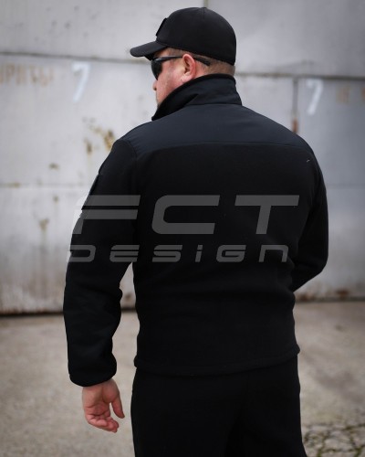 Костюм спортивний флісовий спрощенний чорний 42 42