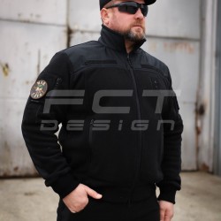 Костюм спортивный флисовый Упрощенный черный