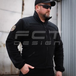 Костюм спортивный флисовый Упрощенный черный