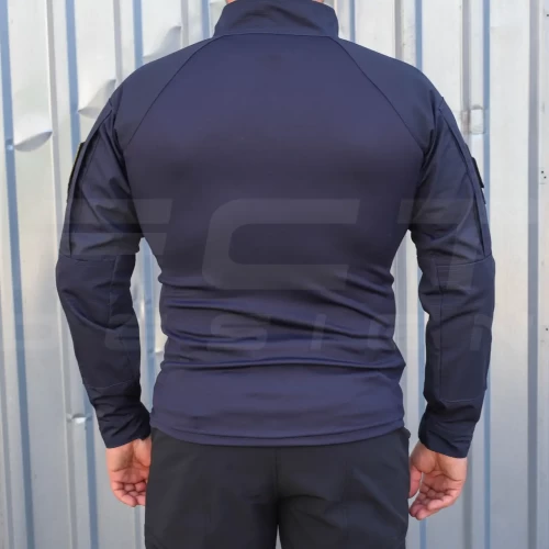 Убакс бойова сорочка CoolPass темно синя довгий рукав 44 44