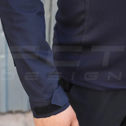 Убакс бойова сорочка CoolPass темно синя довгий рукав 44 44