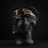 Берет ЗСУ Танкових військ Крапля чорний в зборі з металевим прапорцем 56 56