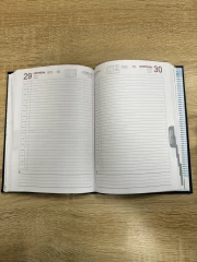 Блокнот-щоденник Судова охорона синій з нанесенням А5 датований на 2022 рік