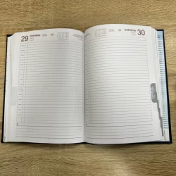 Блокнот-щоденник Судова охорона синій з нанесенням А5 датований на 2022 рік