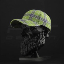 Кепка бейсболка FCT літня в клітинку зелена (12 номер)