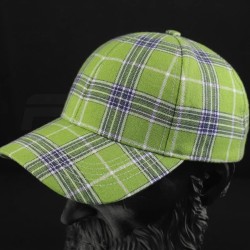 Кепка бейсболка FCT літня в клітинку зелена (12 номер)
