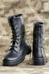 Берці НАТО натуральна шкіра чорні