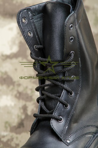 Берцы НАТО натуральная кожа черные 40