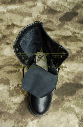 Берцы НАТО натуральная кожа черные 40